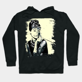 Audrey Hepburn artwork Hoodie